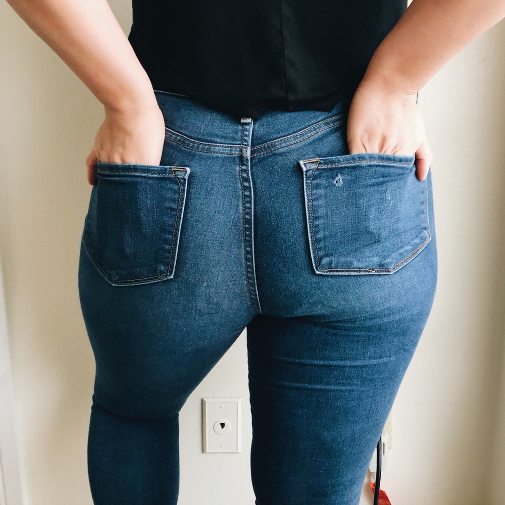 High waist jeggings